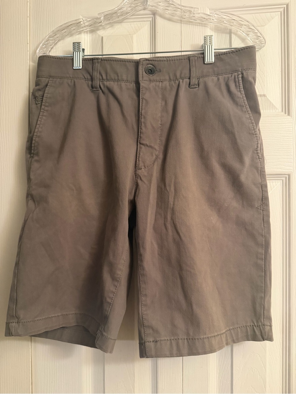 Union Comfort Flex Men's Casual Chino Shorts - Taupe size 31